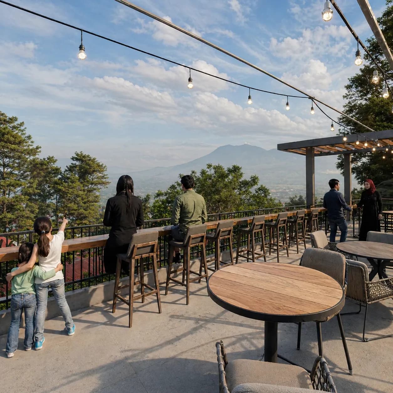 Sky Cafe Granada Skypark Cipanas